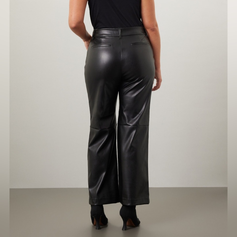 Derek Lam Straight Leg Leather Pants - Picture 7 of 14